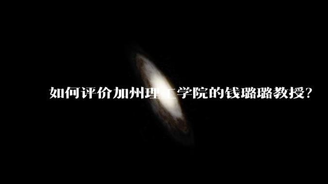 如何评价加州理工学院的钱璐璐教授？