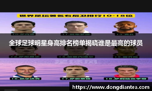全球足球明星身高排名榜单揭晓谁是最高的球员